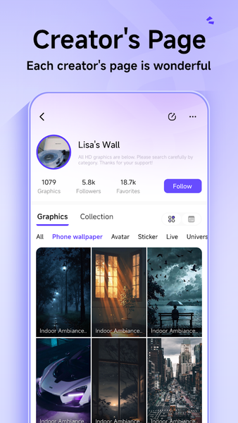 Gpic - 8K Live Wallpaper - Image screenshot of android app