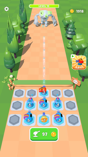 Merge Gun: Tower Defense - Image screenshot of android app