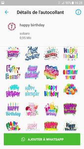 Happy Sticker for iOS & Android