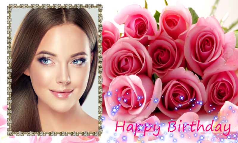 Happy birthday photo frame - Image screenshot of android app