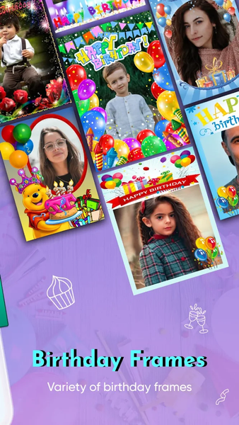 Happy Birthday Photo Frame - Image screenshot of android app