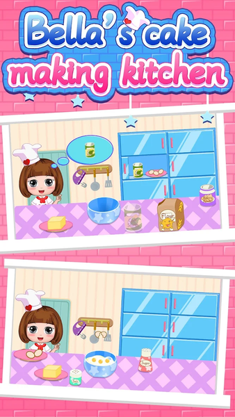 Bella's cake making kitchen - عکس بازی موبایلی اندروید