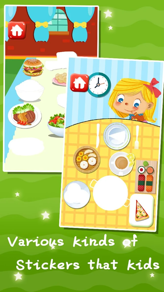 Baby educational stickers book - Gameplay image of android game