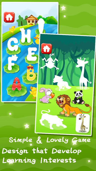Baby educational stickers book - Gameplay image of android game