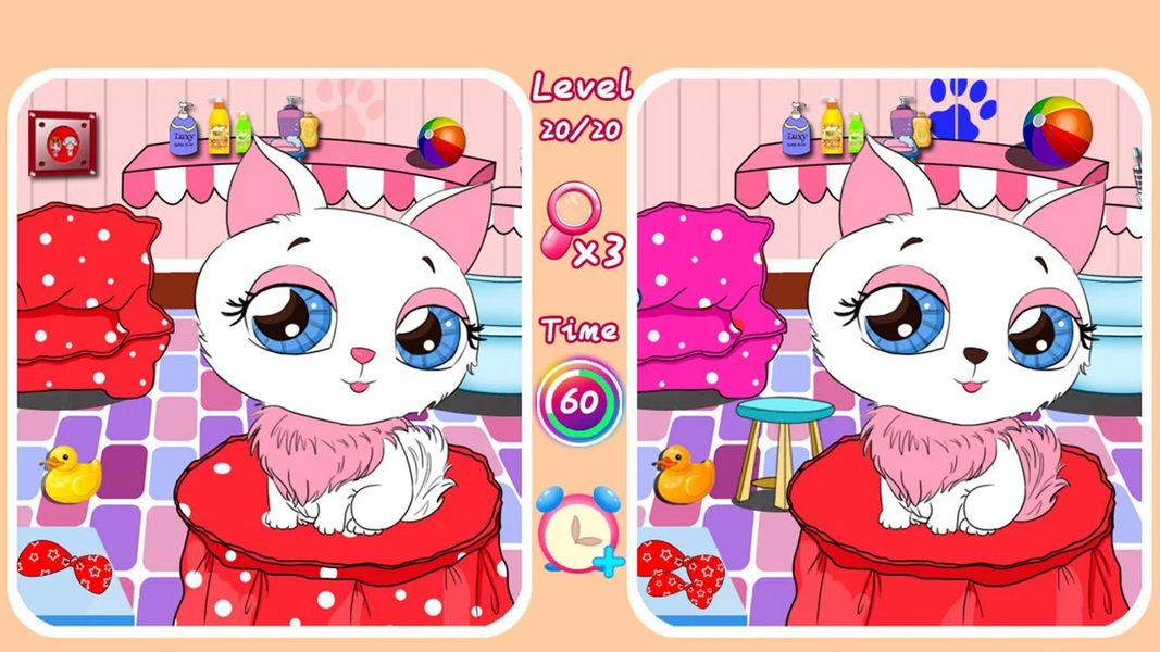 Find out the differences - Gameplay image of android game