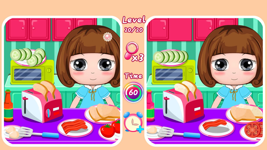 Find out the differences - Gameplay image of android game