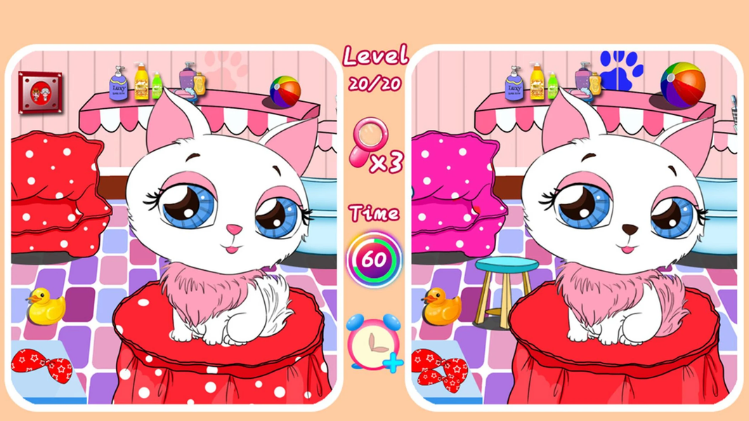 Find out the differences - Gameplay image of android game