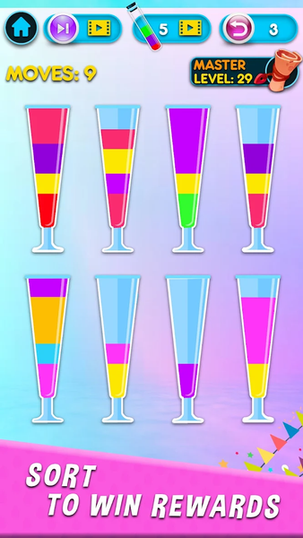Color Water Sort - Puzzle Game - عکس بازی موبایلی اندروید