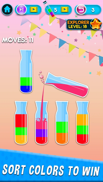Color Water Sort - Puzzle Game - عکس بازی موبایلی اندروید