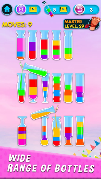 Color Water Sort - Puzzle Game - Gameplay image of android game