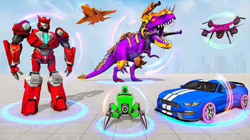 Dino Robot Car Transform Game - عکس بازی موبایلی اندروید