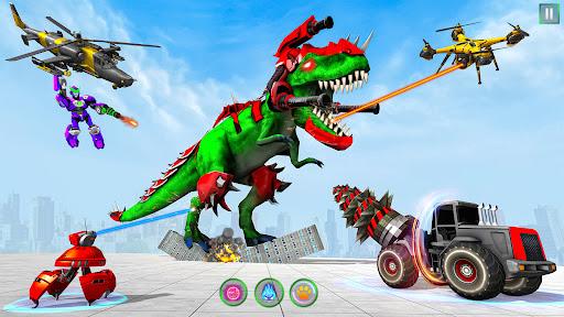 Dino Robot Car Transform Game - عکس بازی موبایلی اندروید
