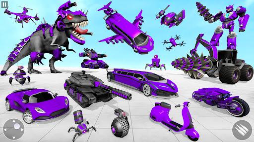 Dino Robot Car Game:Robot Game - Gameplay image of android game