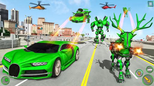 Deer Robot Car Game-Robot Game - Gameplay image of android game