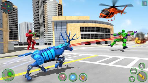 Deer Robot Car Game-Robot Game - Gameplay image of android game