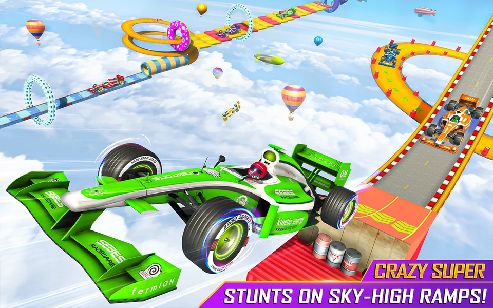 Formula Car Stunt Racing - Gameplay image of android game