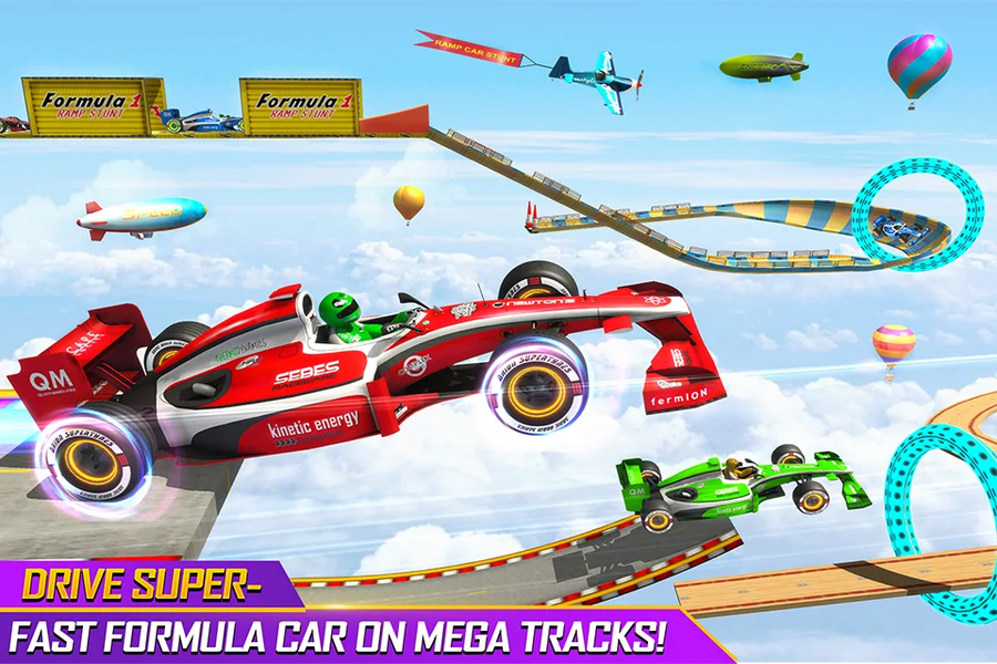 Formula Car Stunt Racing - Gameplay image of android game
