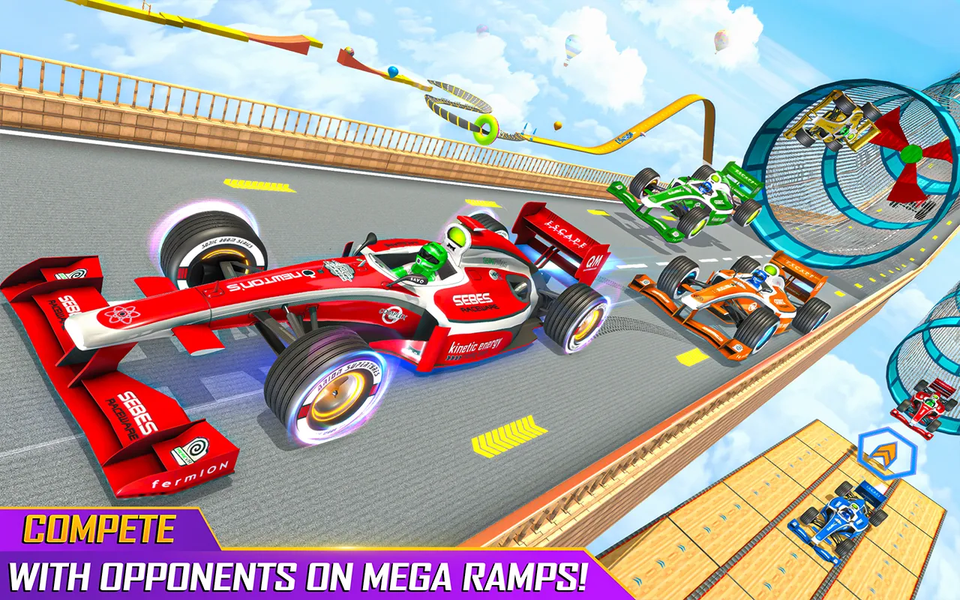 Formula Car Stunt Racing - Gameplay image of android game
