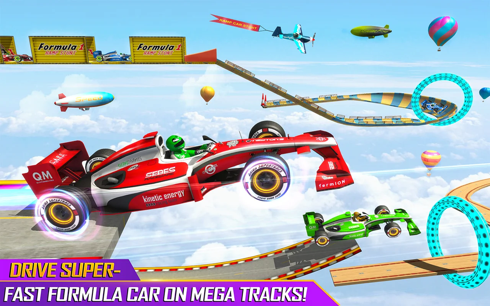 Formula Car Stunt Racing - Gameplay image of android game