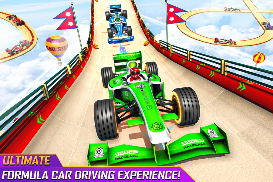 Formula Car Stunt Racing - Gameplay image of android game