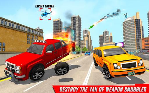 Traffic Car Shooting Games - Gameplay image of android game