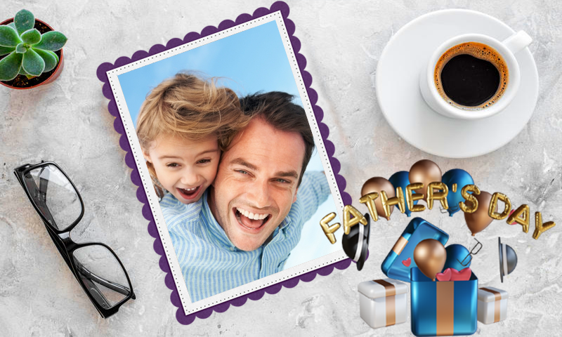 Fathers day photo frame ۲۰۲۴ - عکس برنامه موبایلی اندروید