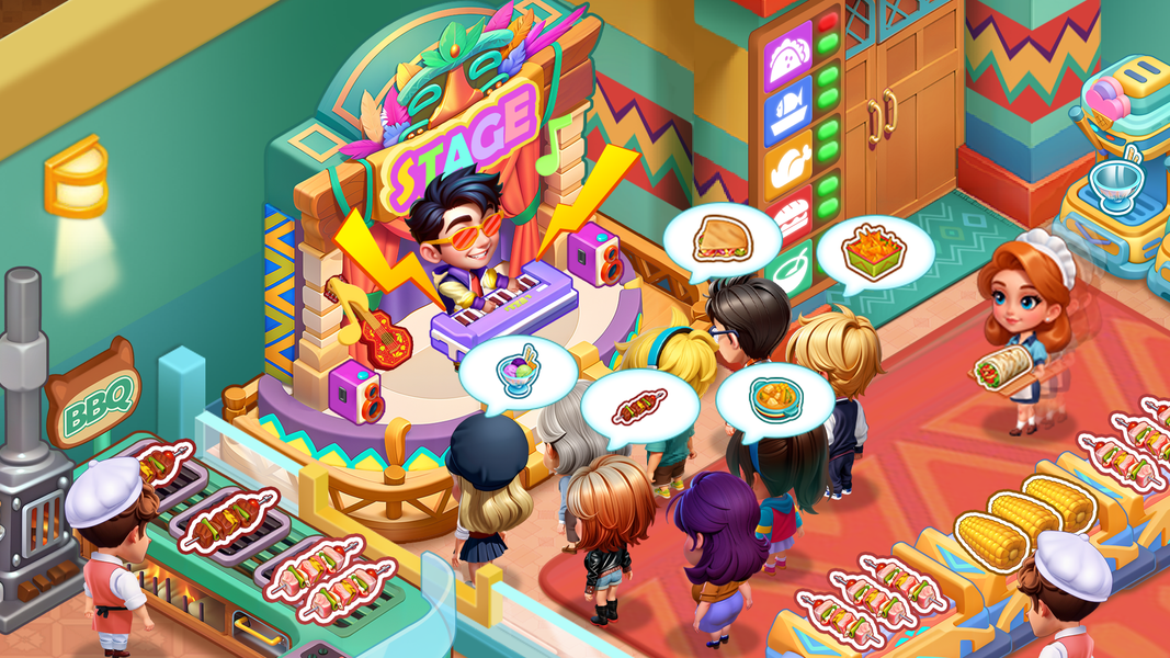 Happy Kitchen Dash - عکس بازی موبایلی اندروید