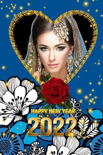 Lovely flower photo frame - Image screenshot of android app