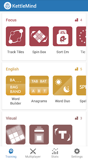 KettleMind: Brain Train Games - Image screenshot of android app