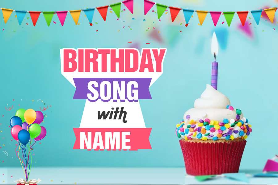 Birthday Song with Name - عکس برنامه موبایلی اندروید