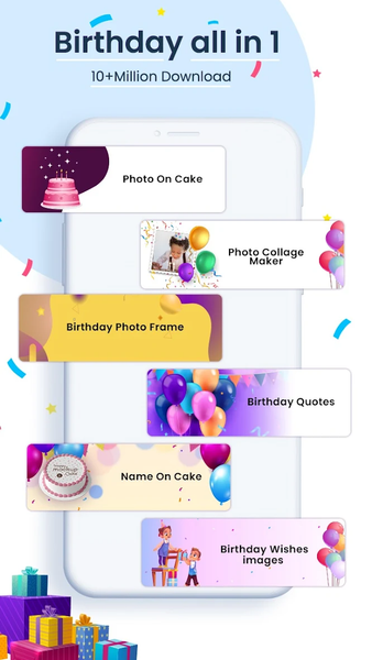 Happy Birthday songs & wishes - Image screenshot of android app