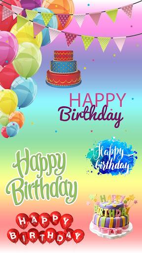 Birthday Stickers For Whatsapp - Image screenshot of android app