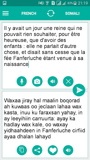 Somali French Translator - Image screenshot of android app