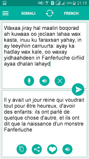 Somali French Translator - Image screenshot of android app