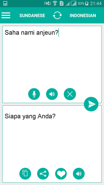 Sundanese Indonesian Translate - Image screenshot of android app