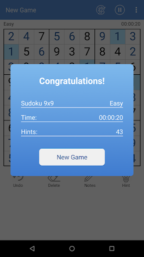 Smart Sudoku - Number Puzzle - Gameplay image of android game