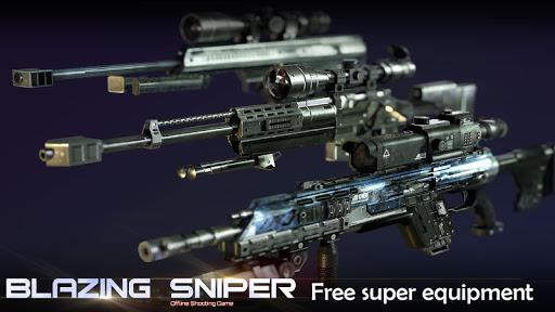 Blazing Sniper - offline shooting game - Gameplay image of android game