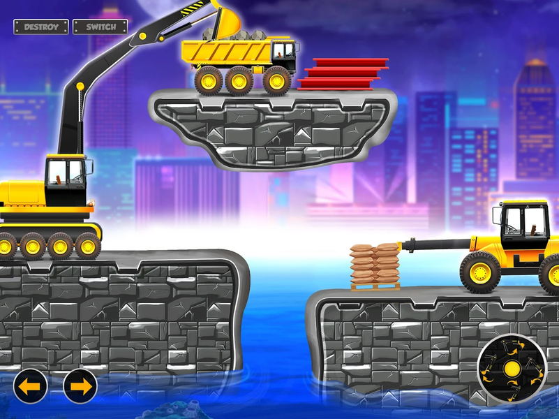 JCB Construction Truck Games - Gameplay image of android game