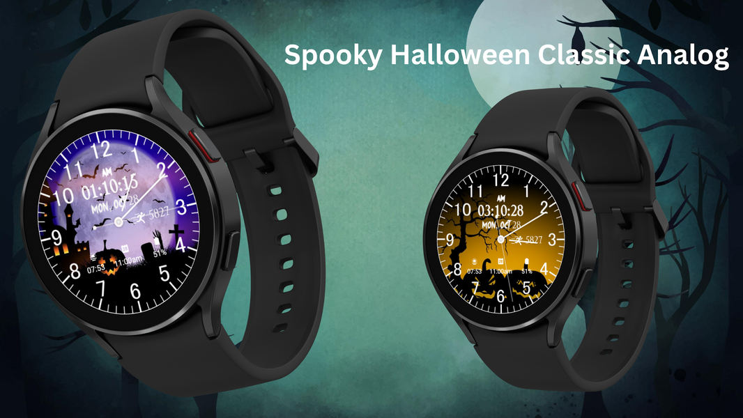 Spooky Halloween ClassicAnalog - عکس برنامه موبایلی اندروید