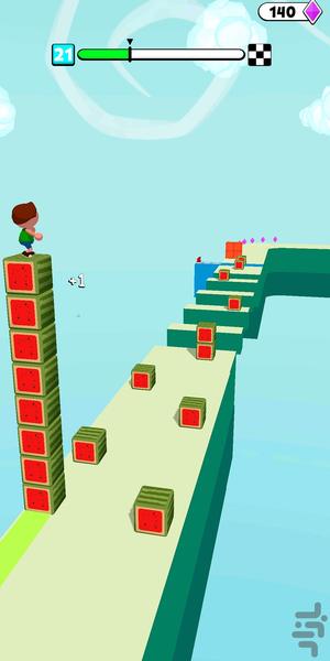 Block Surfer 3D - Gameplay image of android game