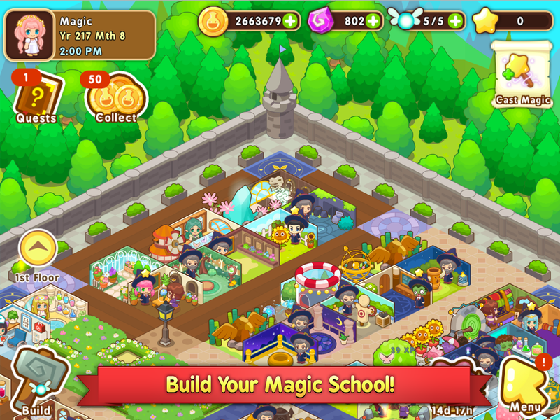 Magic School Story - عکس بازی موبایلی اندروید