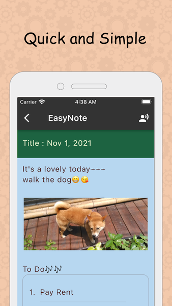 EasyNote - Notepad widget - Image screenshot of android app