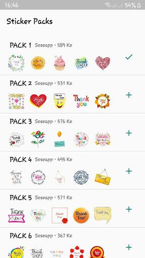 Thank You - WAStickersApps - Image screenshot of android app