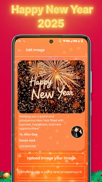 Happy New Year : 2025 - Image screenshot of android app