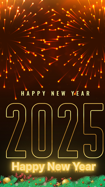 Happy New Year : 2025 - عکس برنامه موبایلی اندروید