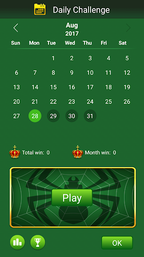 Spider Solitaire - Gameplay image of android game