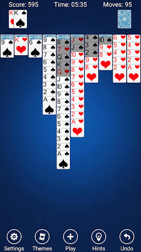 Spider Solitaire - Gameplay image of android game