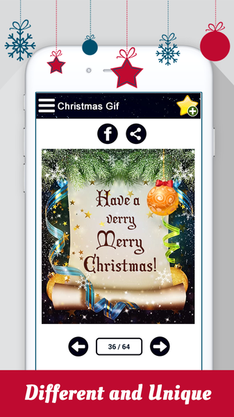 Christmas & New Year GIFs - Image screenshot of android app
