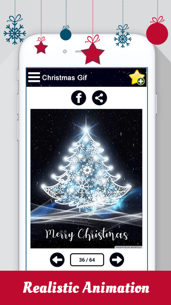 Christmas & New Year GIFs - Image screenshot of android app