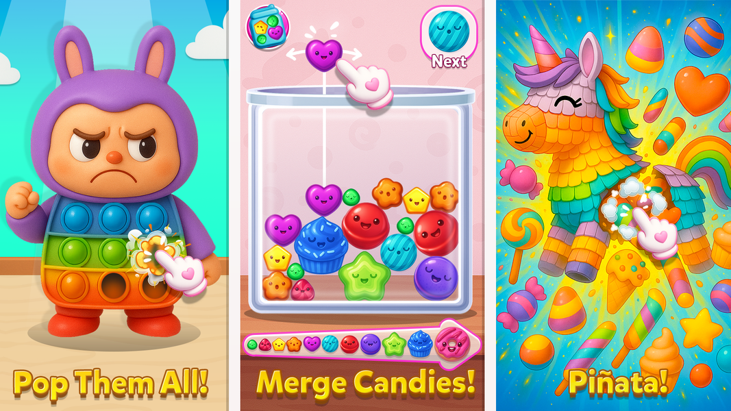 Fun Games: Tap, Pop & Merge - عکس بازی موبایلی اندروید